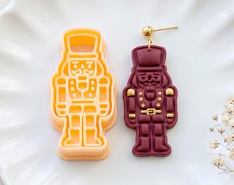 Nutcracker Imprint Clay Cutter for Statement Christmas Earrings & Pendants
