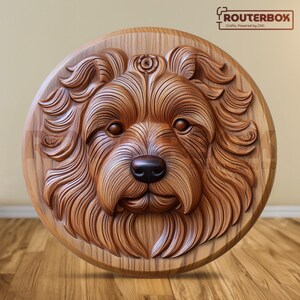Silky Terrier Dog 3D Print Ready STL for Resin Print, Perfect for Wood Carving and CNC Router Projects, Ideal for DIY Home Decor.