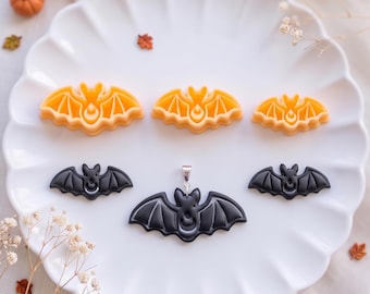 Celestial Bat Clay Cutter for Gothic Polymer Clay Earrings and Jewelry