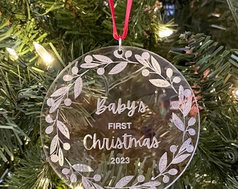 Baby’s First | Couples | Custom Christmas Ornament