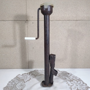 Vintage car jack - Car jack for tire changer - Made in DDR - Hand crank car jack - Retro bumper jack - Auto bumper jack - Car jack from 70&#39;s