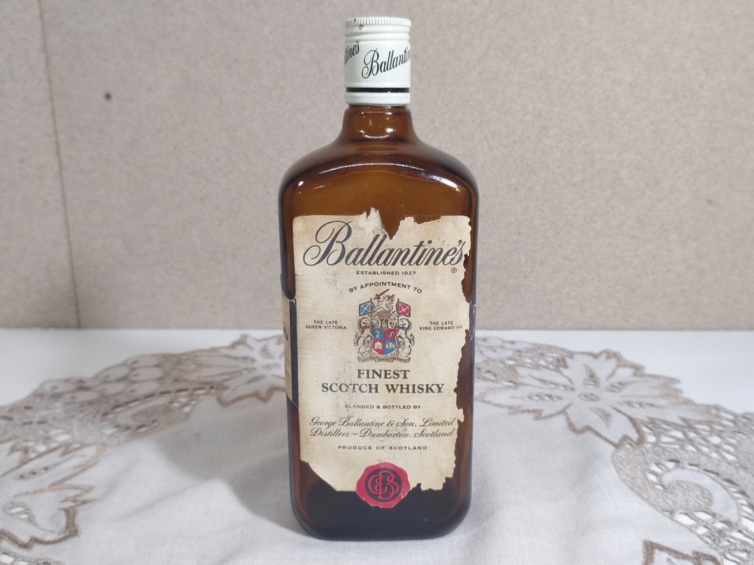 Vintage Glass Bottle - Bottle by Scotch Whiskey Ballantine's