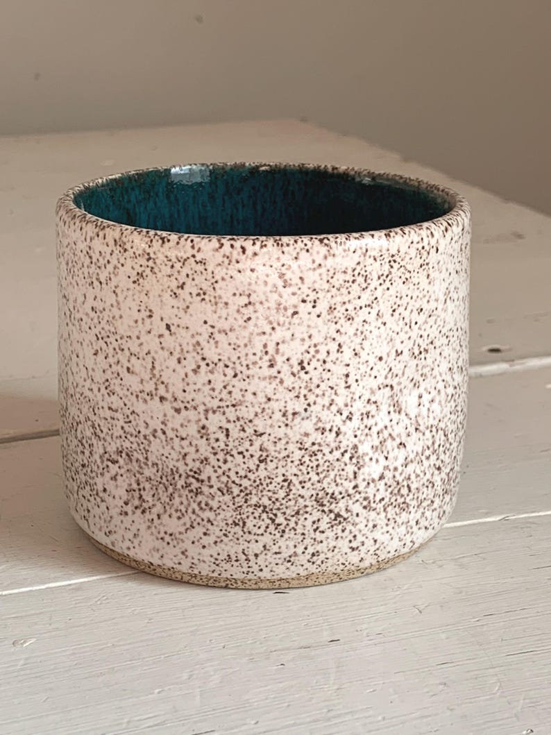 Ceramic Dimple Cup | Pottery | Coastal Beachy Decor image 2