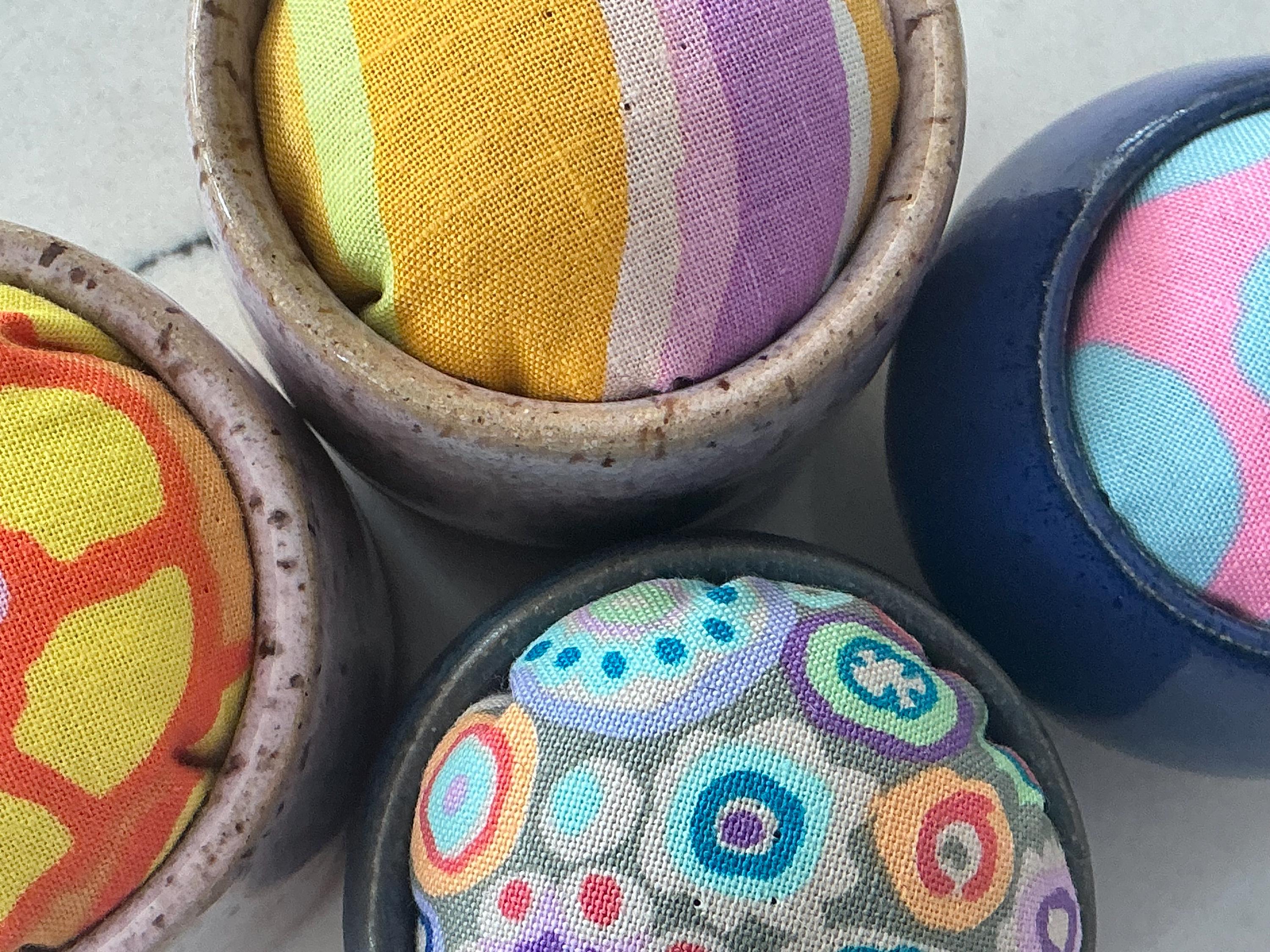 Ceramic Pincushion Handmade Pottery