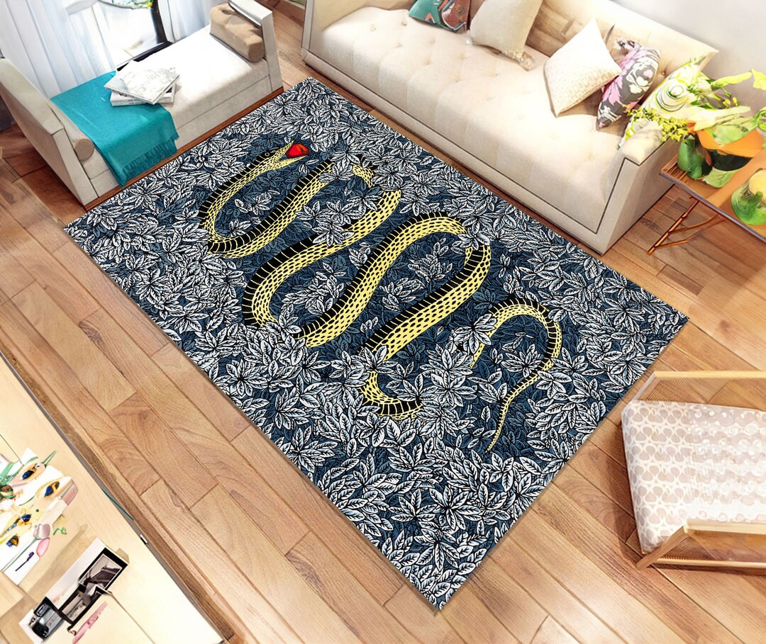Snake Rug, Snake Pattern Rug, Animal Themed Rug, Fashion Rug, Custom ...