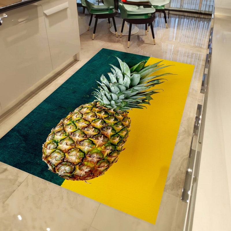 Pineaaple Insoired Rug Pineapple Rug - Etsy