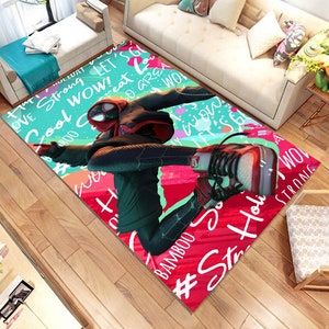 Spiderman Rug, Spider Man Rug, Superhero Rug, Super Hero Rug, Kids Room Decor,Custom Rug,Popular Rug,Cheap Rug,Living Room,Personalized Gift