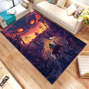 Zelda Rug: Twilight Princess, Midna, Kids Room Decor (15.7 x 23.6 inch)