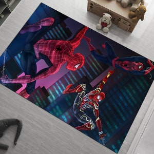 Spiderman Rug: 3D Superhero Kids Room Decor