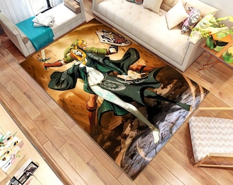 Zelda Rug, Twilight Princess Rug, Midna Rug, Princess Zelda Rug, The Legend of Zelda Themed, Popular Rug, Living Room, Personalized Gift