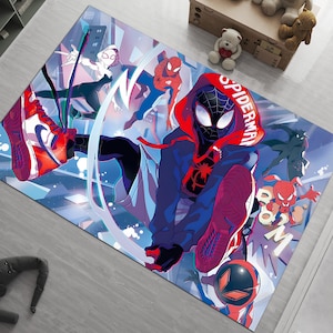 Spiderman Rug: Superhero Kids Room Decor (15.7 inch X 23.6 inch)