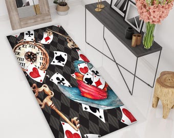 Alice in Wonderland Rug: Whimsical Movie Room Decor