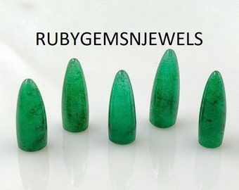 AAA Grade Emerald Crystal, Pencil Shape Polished Emerald Crystal, Natural Light Green Emerald 20-MM, Emerald Bottle Shape, Birthstone Gifts.