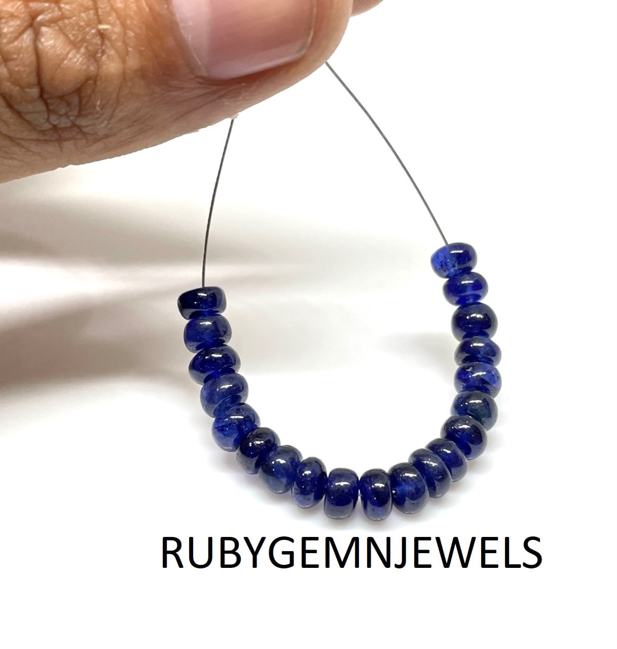 AAA+Natural Blue Sapphire Beads, 20 Pieces of Blue Sapphire Beads, Sapphire Loose Beads. Sapphire Beaded Beads, Gift For Her