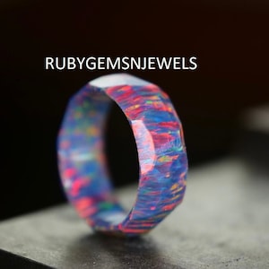 AAA+Black Solid Opal Ring, Handmade Bello Opal Ring, ( Exclusive Item) Gift Idea, Wedding Ring, Engagement Ring, Promise Ring,