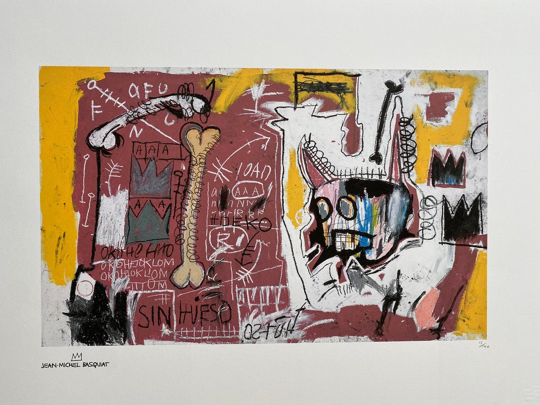 JEANMICHEL BASQUIAT Signed Certificate coa Limited Etsy