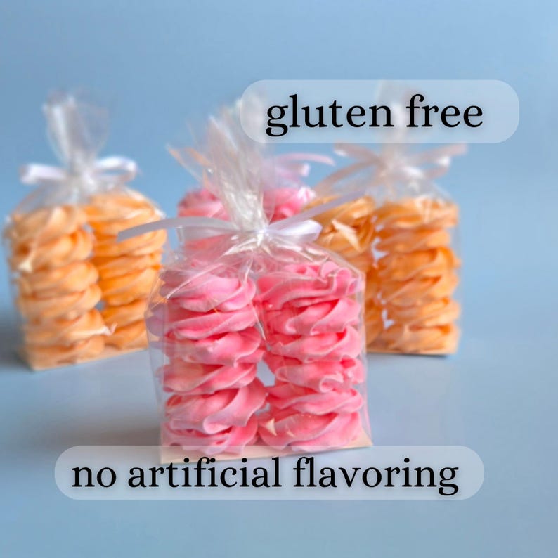 meringue cookies, gluten free, no artificial flavoring