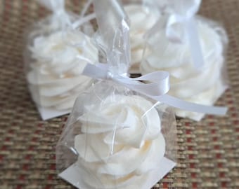 Meringue Cookies, One Dozen (4 small bags), Party Favors, Birthdays, Baby Shower, Baptism