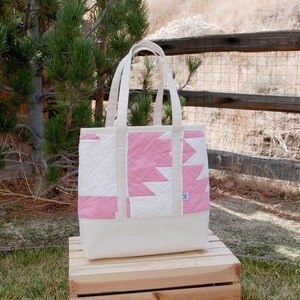 No. 012 Vintage Quilt Canvas Tote Bag | Heritage Collection No. 012