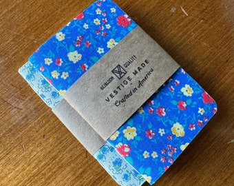 Vintage Fabric-Covered Notebook, Handcrafted Journal | Heritage Collection Accessory