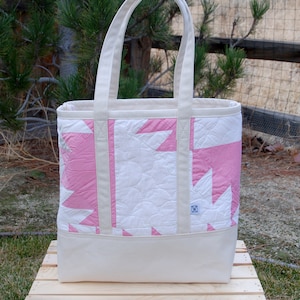 No. 014 Vintage Quilt Canvas Tote Bag | Heritage Collection No. 014