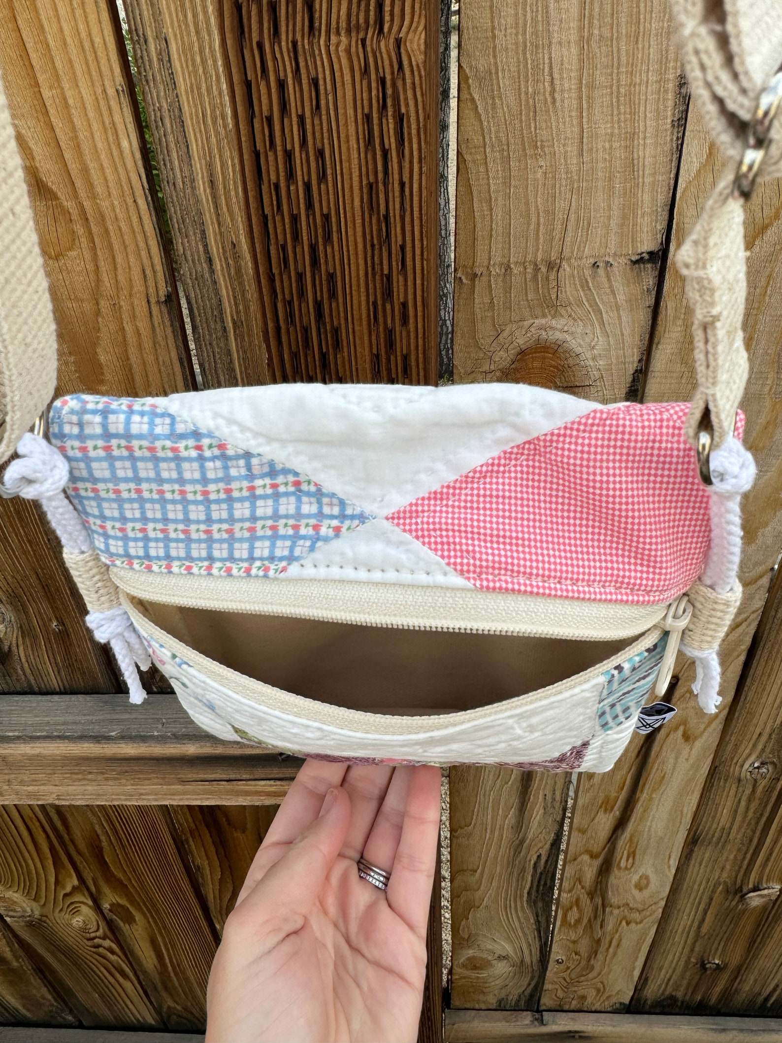 Vintage-inspired crossbody bag main image 1
