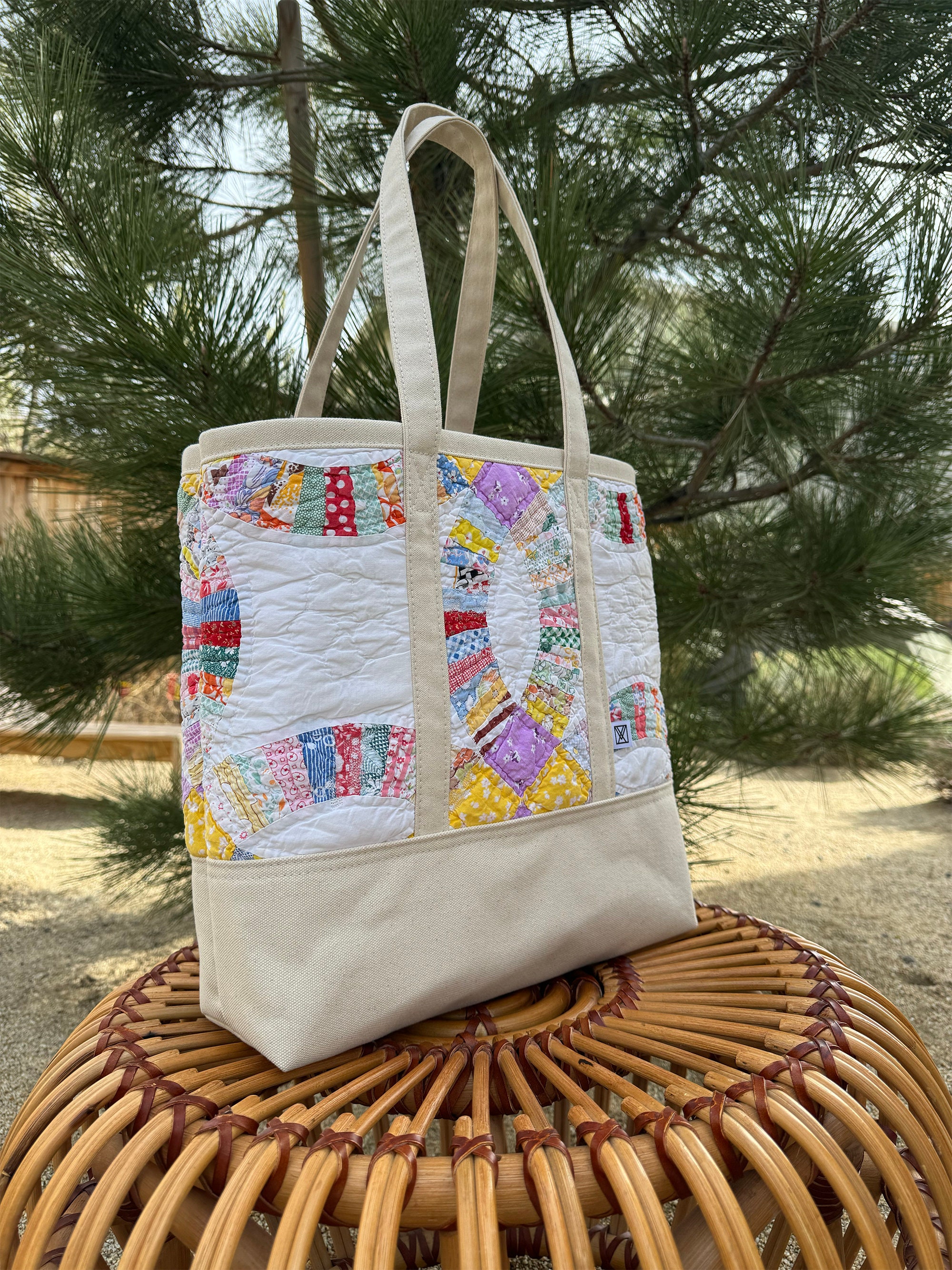 Custom, Made to Order Patchwork Slouch Style Shoulder Bag