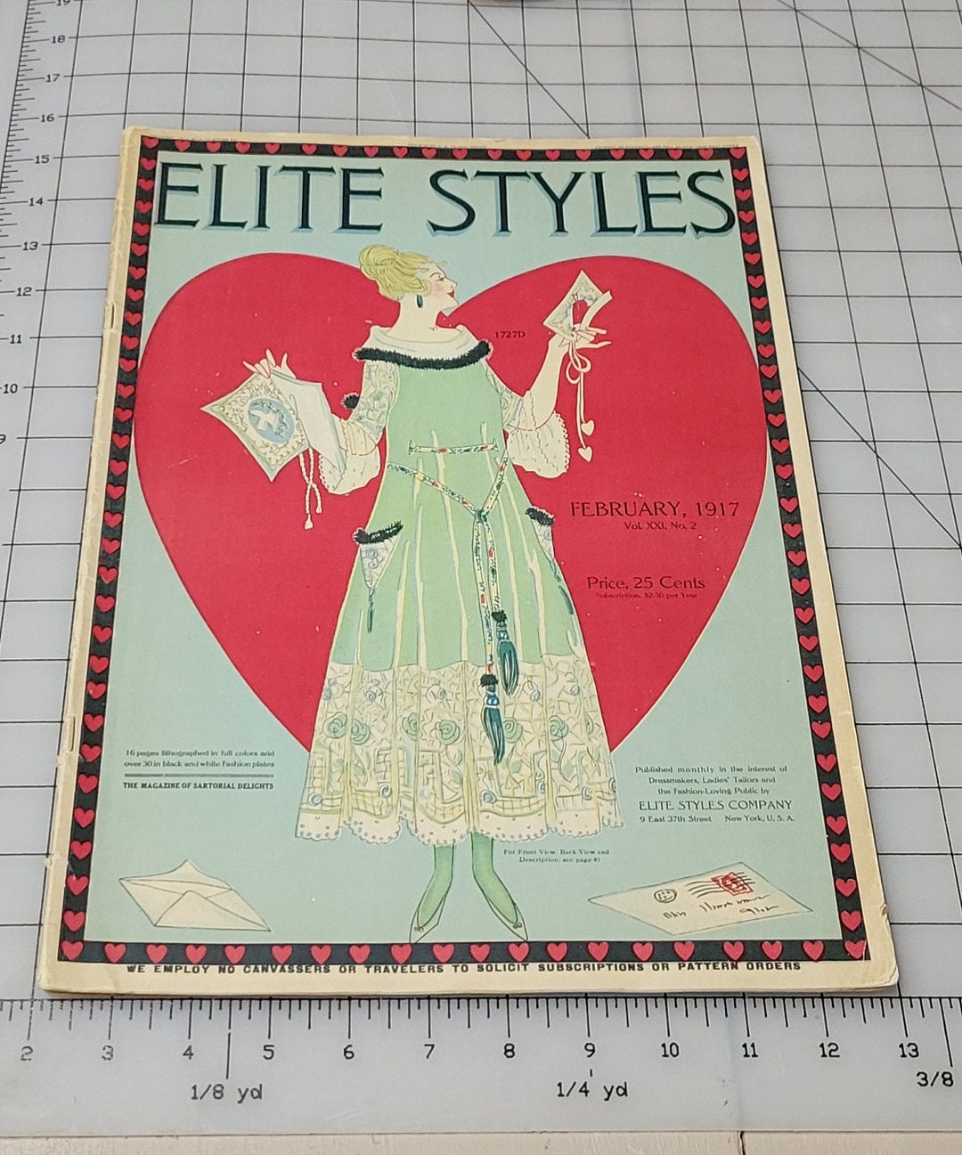 1917 Elite Styles Original February Dressmaker Tailor Fashion Catalog