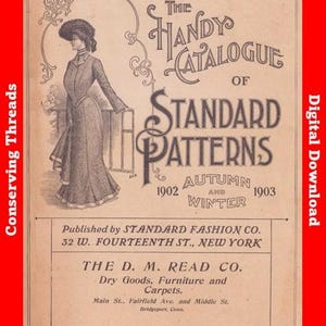 Catálogo práctico de patrones estándar de otoño/invierno de 1902. Fashions Company, venta por correspondencia, dama, niño y caballero. Descarga de libro electrónico, vol. 24.