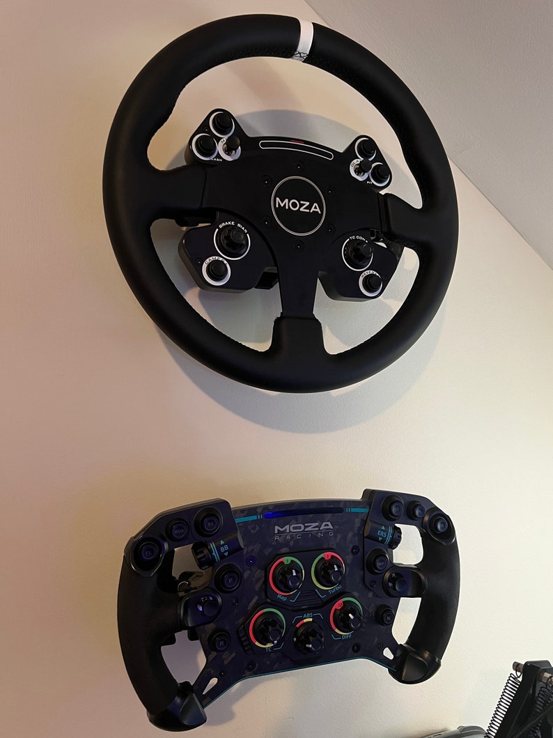 Moza Quick Release Steering Wheel Wall Mount Etsy