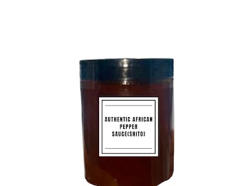 Authentique sauce ghanéenne au shito / piments forts | Meilleure vente (options végétaliennes Shito disponibles)