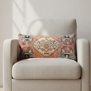 handmade pillow, accent pillow, bedding pillow, pillow for sofa, ethnic pillow, anatolian pillow, fabric pillow, double sided pillow, RS 130