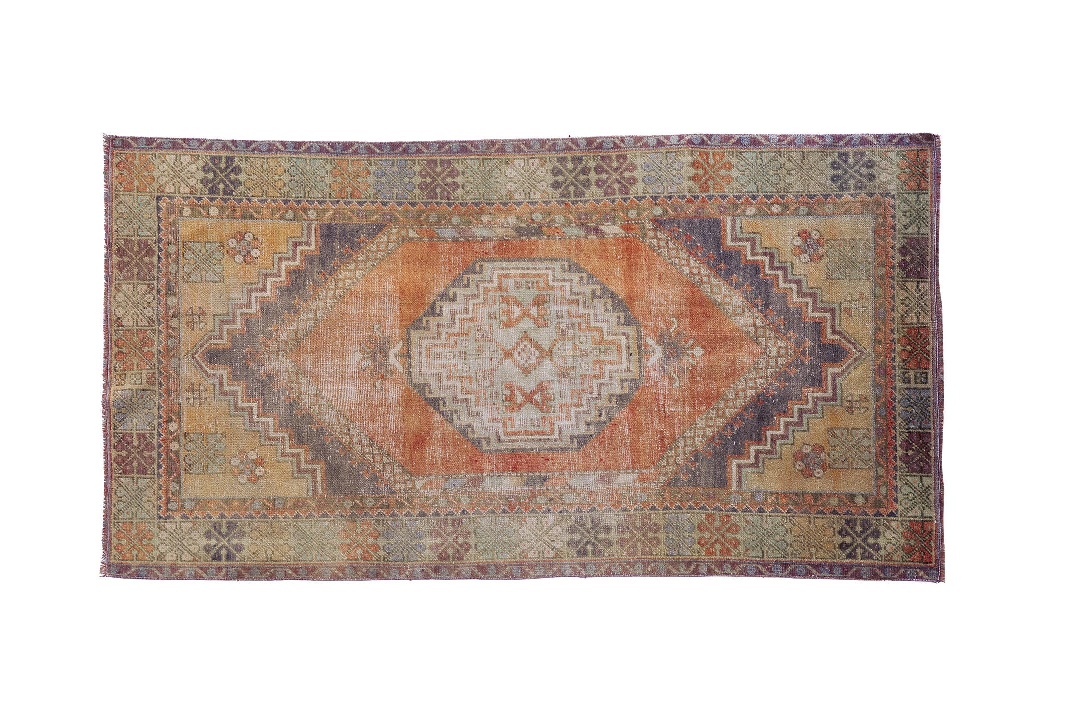 くったりラグ　トルコ　ヴィンテージ　ラグ　ウール100% ハンドメイドエリアラグ、ウールジュートラグ、フレームラグ、トルコ製