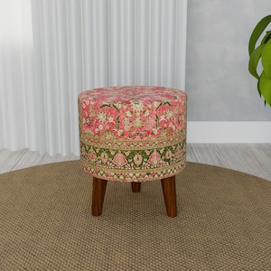 Handcrafted ottoman, Shoe footstool, Entrway footstool, Dining footstool, Stylish ottoman bench, Perfect relaxation bench, RS 03-06