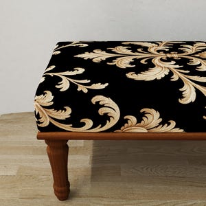 Gothic bench, Nomadic furniture, Victorian style seat, Kitchen table chair, Artistic home decor, Decorative bench, Bedside table, RSB 396