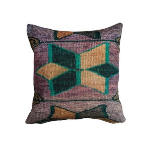 retro pillow, couch cushion, handmade pillow, aesthetic pillow, fabric throw pillow, oushak cushion, printed pillow, chic pillow, RS 929-0