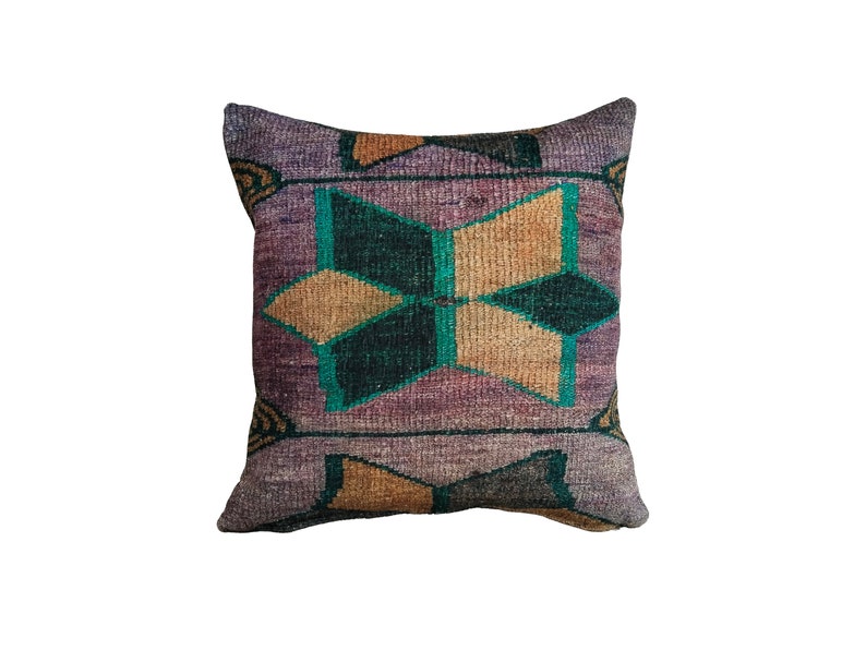 retro pillow, couch cushion, handmade pillow, aesthetic pillow, fabric throw pillow, oushak cushion, printed pillow, chic pillow, RS 929-0