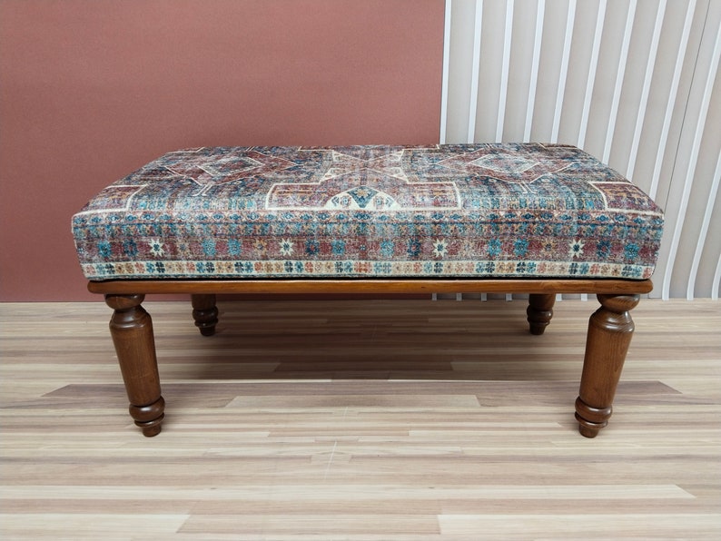 Primitive bench, Hallway bench, Accent bench, Upholstered bench, Ottoman bench, Bedroom furniture, Dining bench, Turkish bench, RSB 01