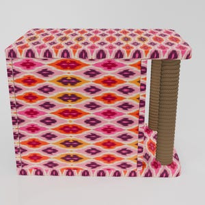 Pinky cat house, Cute design pet bed, Useful cat house, Upholstered pet house, Cat pillow, Cushioned cat house, Pet friendly material