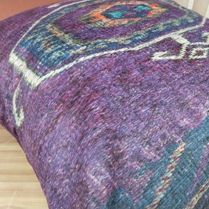 boho pillow cover, fabric cushion, couch pillow, purple pillow, decorative pillow, toss pillow, washable pillow, farmhouse pillow, RS 83