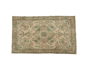 turkish wool rug, botanical rug, studio rug, framed rug, natural fiber rug, large rug, vintage area rug, family room rug, 6.6x9.4 ft, RS1868