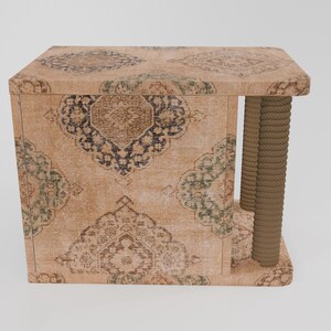 Whimsical cat house, Pet safe furniture, Unique pet bed, Cozy hideaway, Aesthetic cat house, Playful accessories, Portable cat house