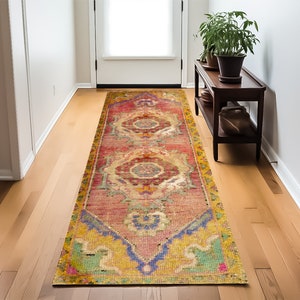 Entrway Rug, Hallway Rug, Ktichen Non-Slip Rug, Hand Tufted Rug, Chenille Cotton Rug, Long Size Rug, Area Rug, Machine Washable, Natural Rug