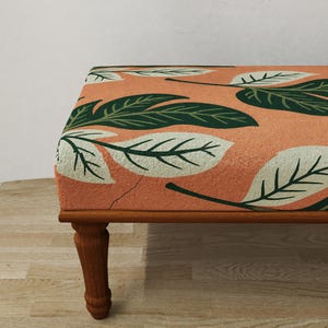 Tropical bench, Island living decor, Doorway seating, Bench plant stand, Multipurpose stool, Modern shoe bench, Ottoman furniture, RSB 410
