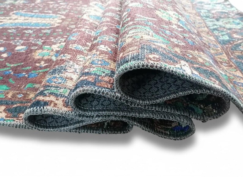 Office Gift For Home, Kitchen Rug, Indoor Non-Slip Rug, Dinigroom Rug, Chenille Cotton Rug, Premium Quality Rug, Washable Rug, Brown Rug