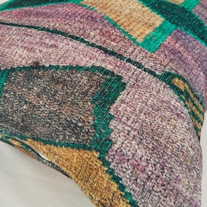 retro pillow, couch cushion, handmade pillow, aesthetic pillow, fabric throw pillow, oushak cushion, printed pillow, chic pillow, RS 929-0