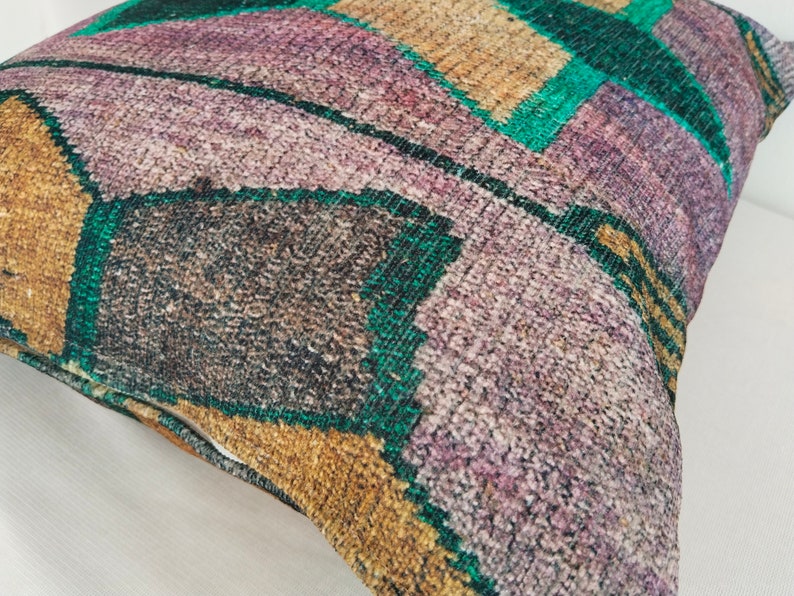 retro pillow, couch cushion, handmade pillow, aesthetic pillow, fabric throw pillow, oushak cushion, printed pillow, chic pillow, RS 929-0