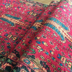 Pink Rug, Handknotted Rug, Blue Rug, Indoor Non-Slip Rug, Bohemian Rug, Chenille Cotton Rug, Polyester Rug, Modern Rug, Washable Rug