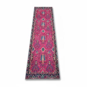 Pink Rug, Handknotted Rug, Blue Rug, Indoor Non-Slip Rug, Bohemian Rug, Chenille Cotton Rug, Polyester Rug, Modern Rug, Washable Rug