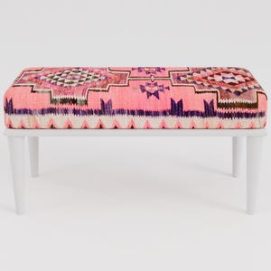 Wood work bench, Pink bench, Piano bench, Sitting bench, Dining bench, Kitchen bench, Entry bench, Hallway bench, Tufted bench, RSB 66